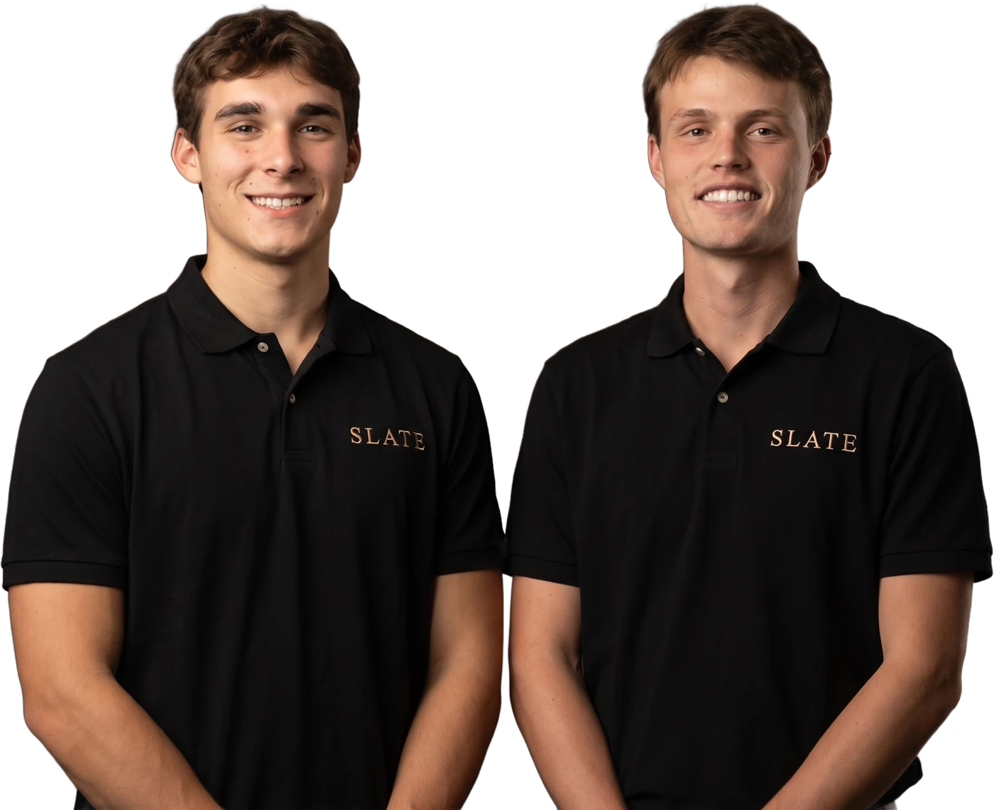 Jack Moutardier and Daxton Noe, founders of Slate Marketing LLC